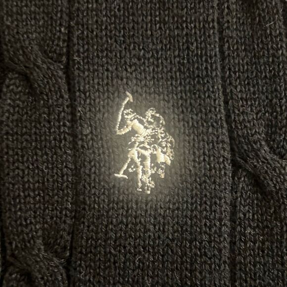 ✨U.S. Polo Assn. Men's Sweater Black Sz 2X Vest✨ - Picture 5 of 6
